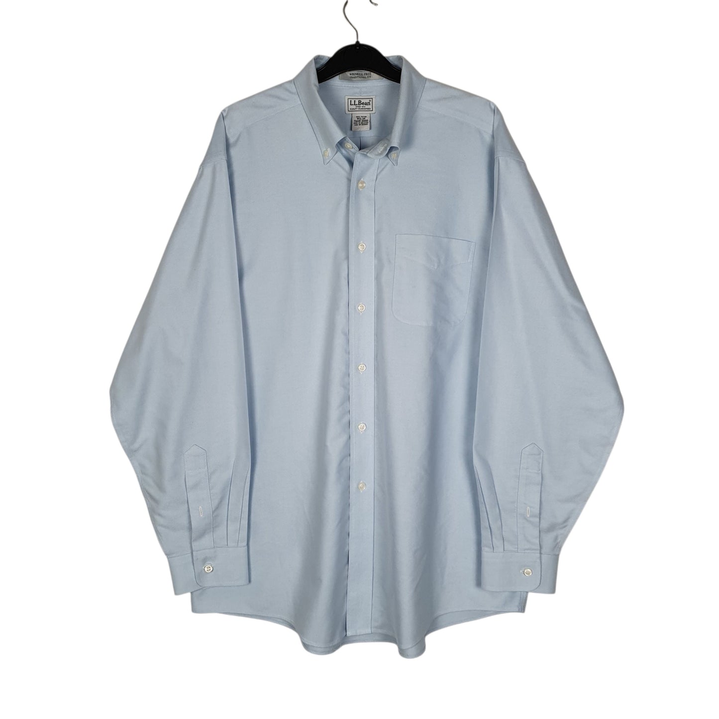 Mens Blue L.L.Bean  Long Sleeve Shirt