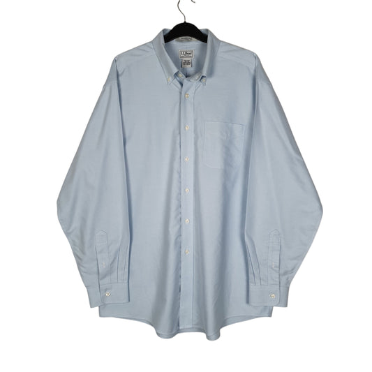 Mens Blue L.L.Bean  Long Sleeve Shirt