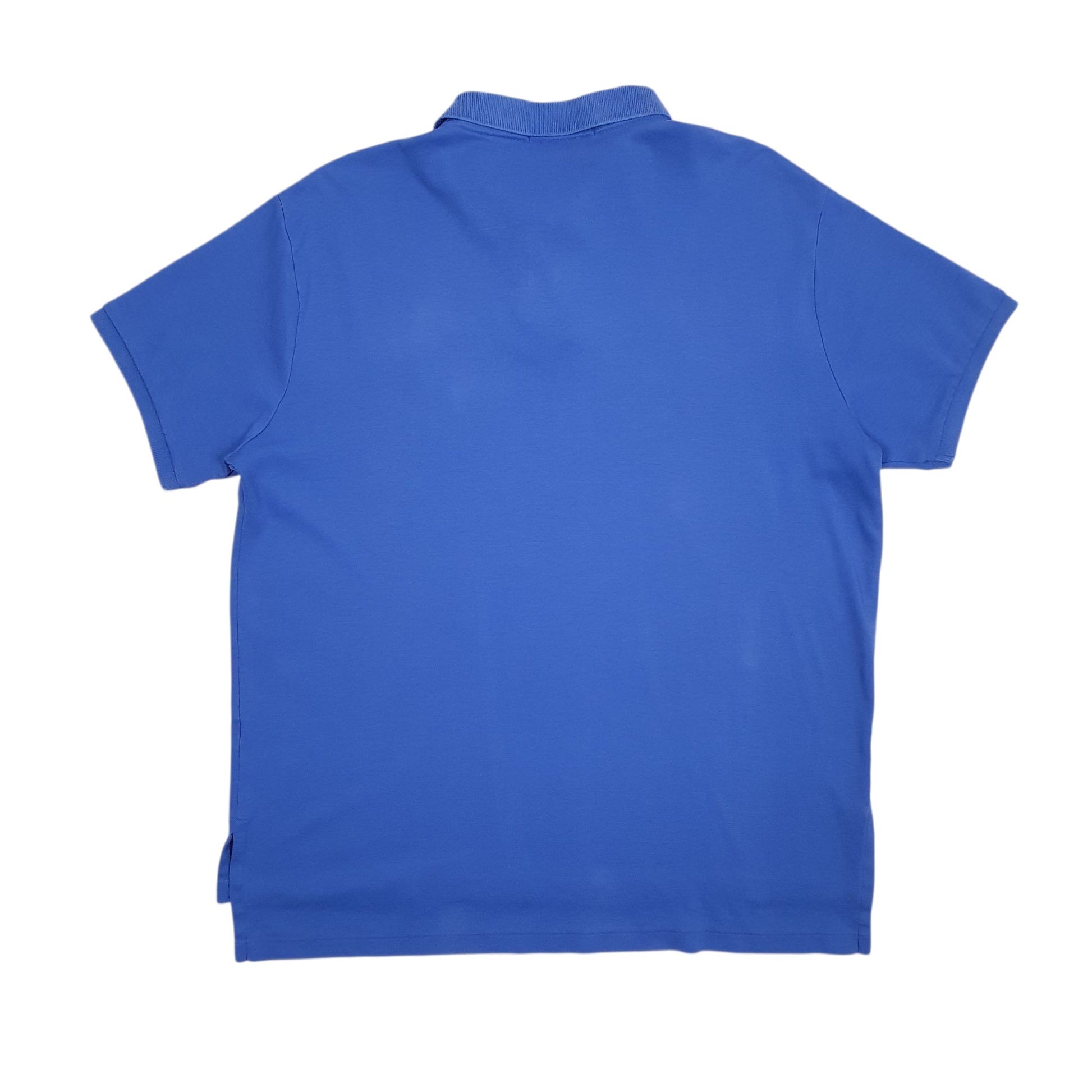 Mens Blue Polo Ralph Lauren Custom Fit  Polo Shirt