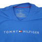 Mens Blue Tommy Hilfiger Spellout Lightweight Crewneck Jumper