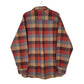 Mens Red L.L.Bean Thick Chamois  Shirt