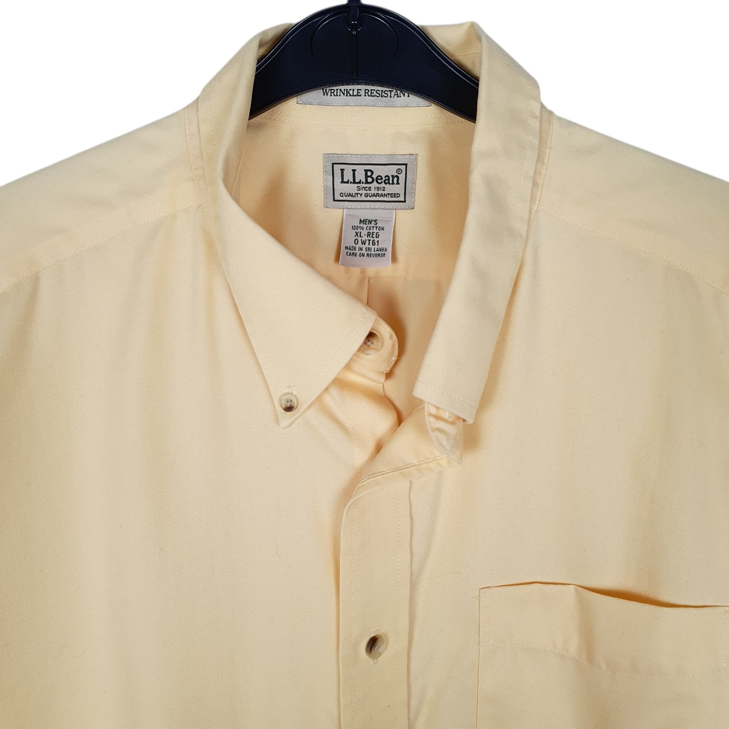 Mens Yellow L.L.Bean   Shirt