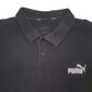 Mens Black Puma   Polo Shirt