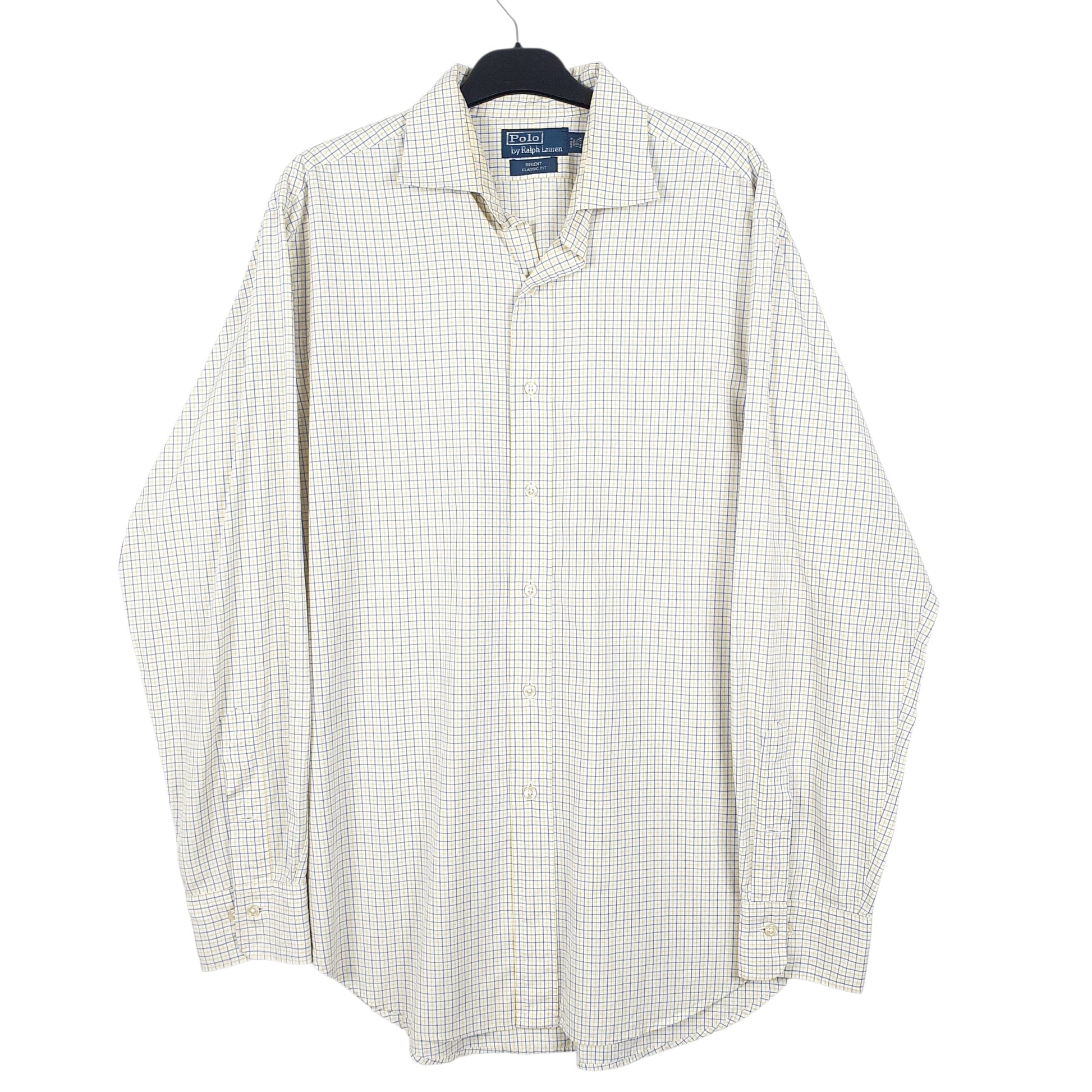 Mens Yellow Polo Ralph Lauren Regent Long Sleeve Shirt