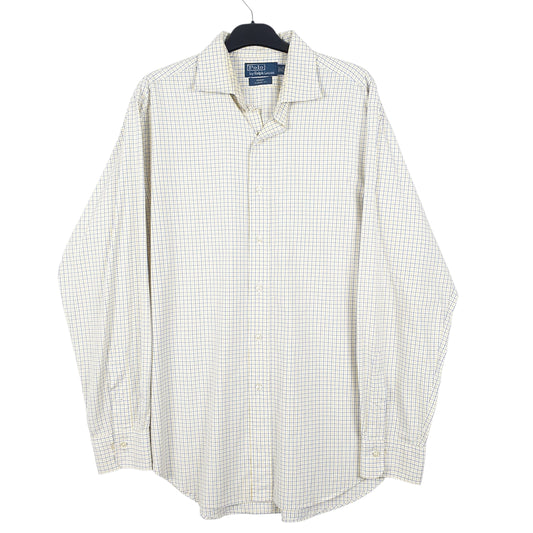 Mens Yellow Polo Ralph Lauren Regent Long Sleeve Shirt