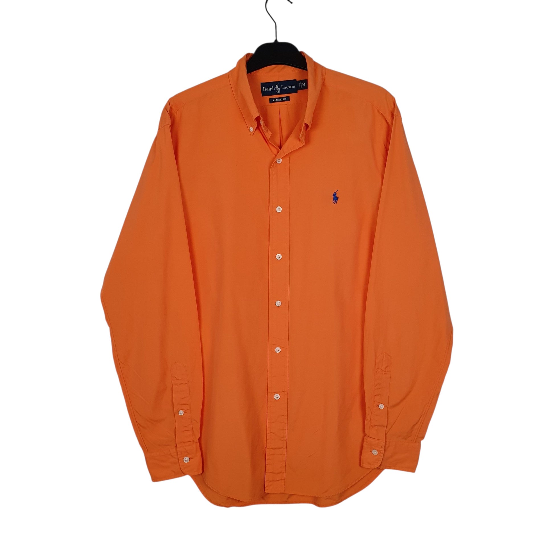 Mens Orange Ralph Lauren  Long Sleeve Shirt