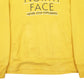 Mens Yellow The North Face Spellout Hoodie Jumper