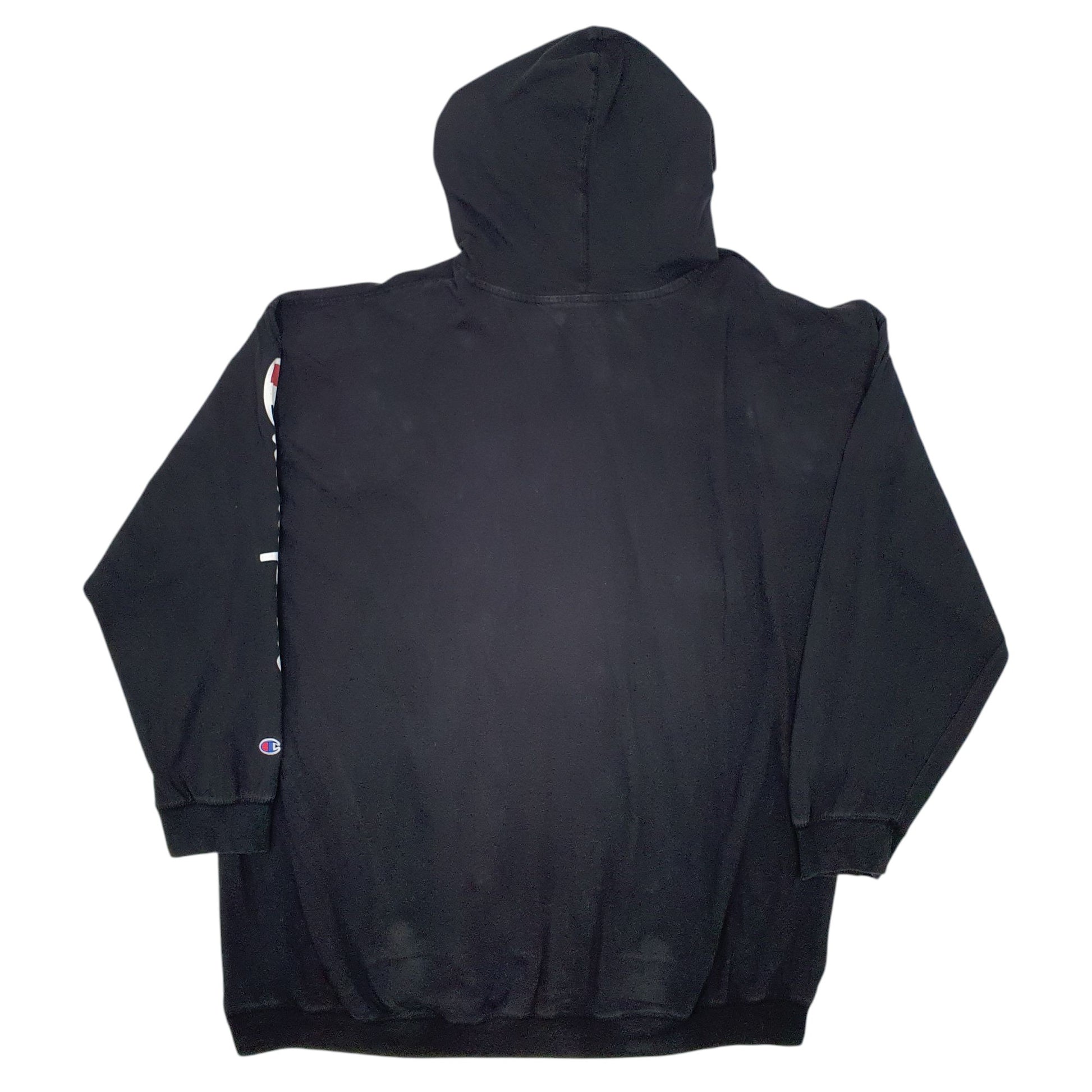 Mens Black Champion Lightweight Hoodie Jumper