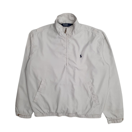 Mens Grey Polo Ralph Lauren Quarter Zip  Coat