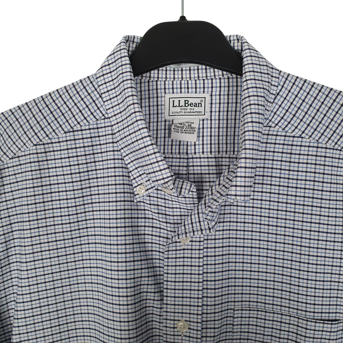 Mens Blue L.L.Bean   Shirt