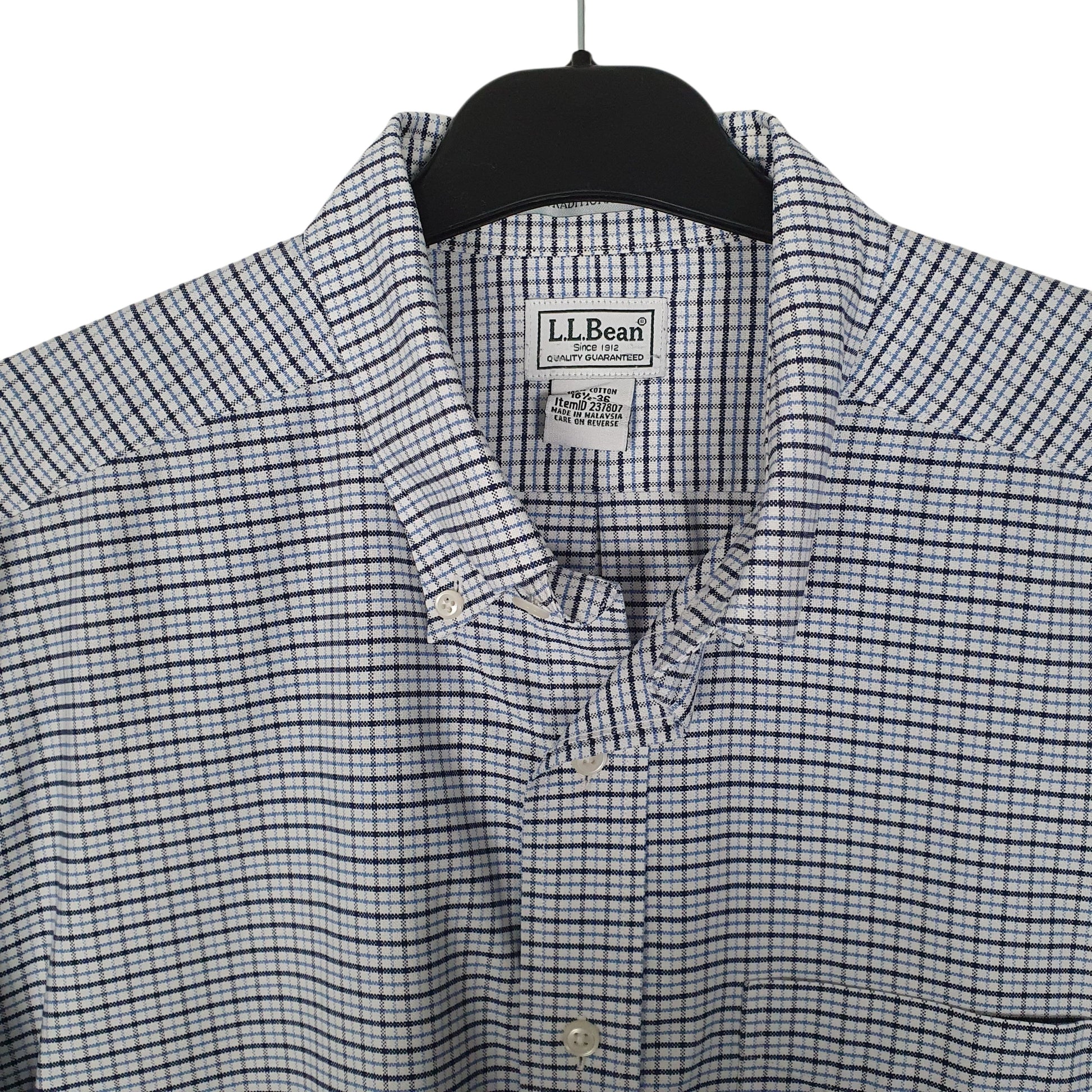 Mens Blue L.L.Bean   Shirt