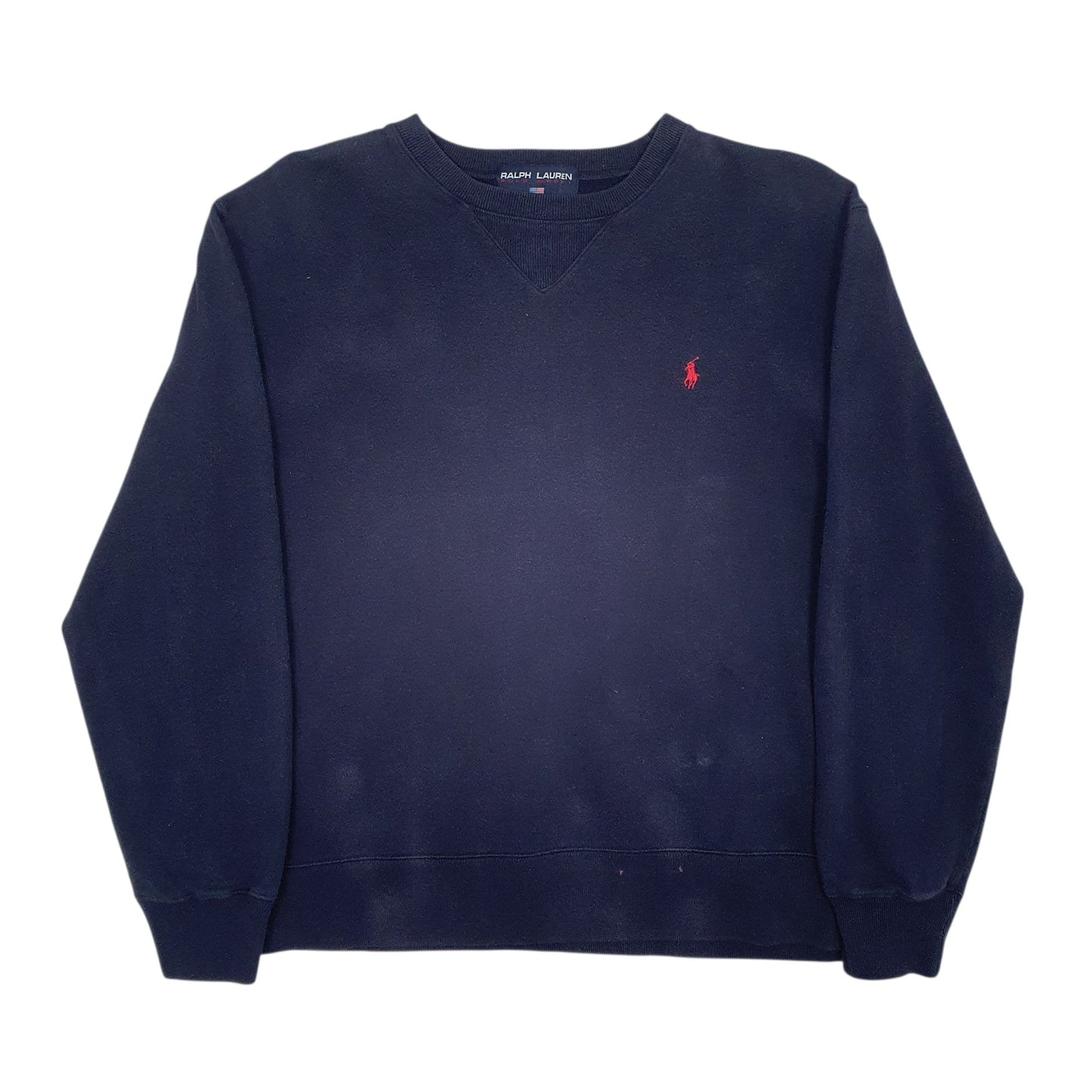 Mens Navy Ralph Lauren Polo Sport Crewneck Jumper
