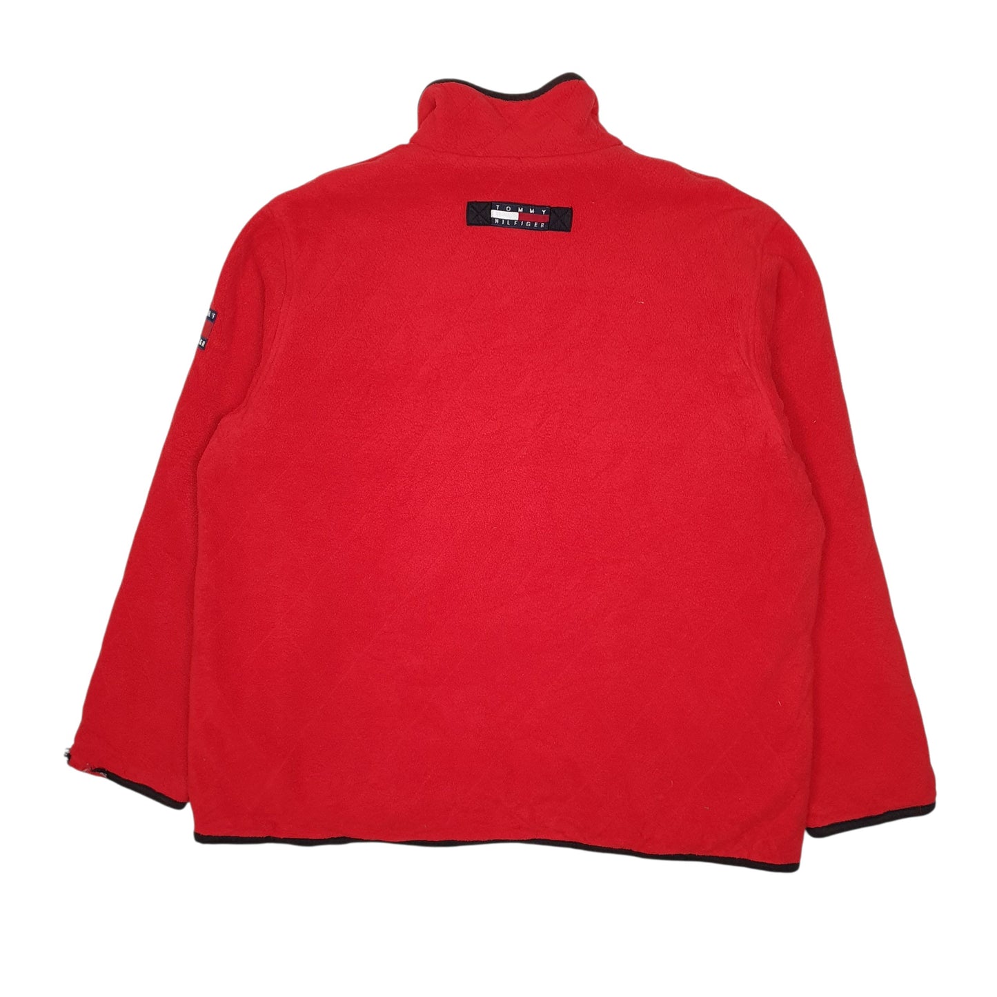Mens Red Tommy Hilfiger  Full Zip Jumper