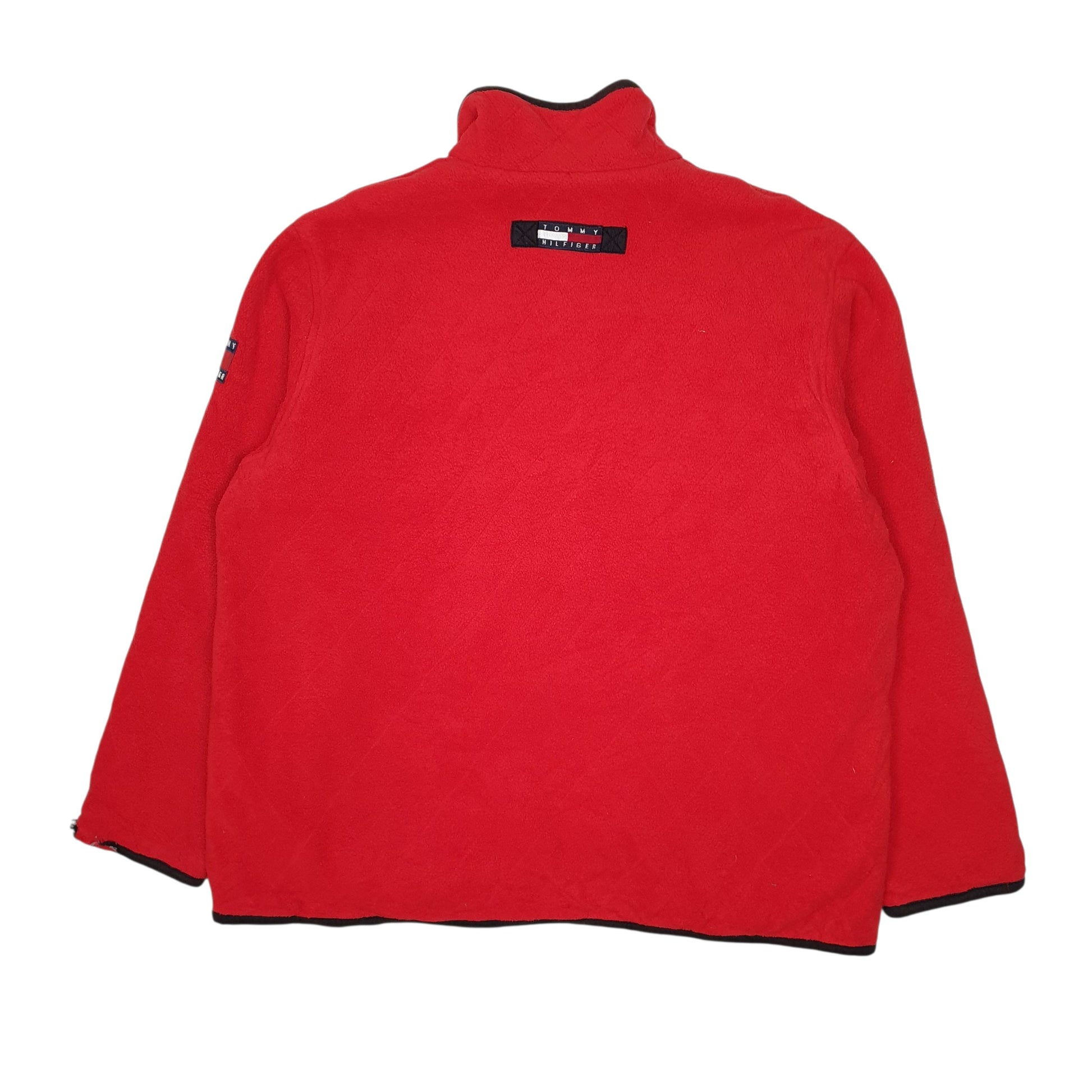 Mens Red Tommy Hilfiger  Full Zip Jumper