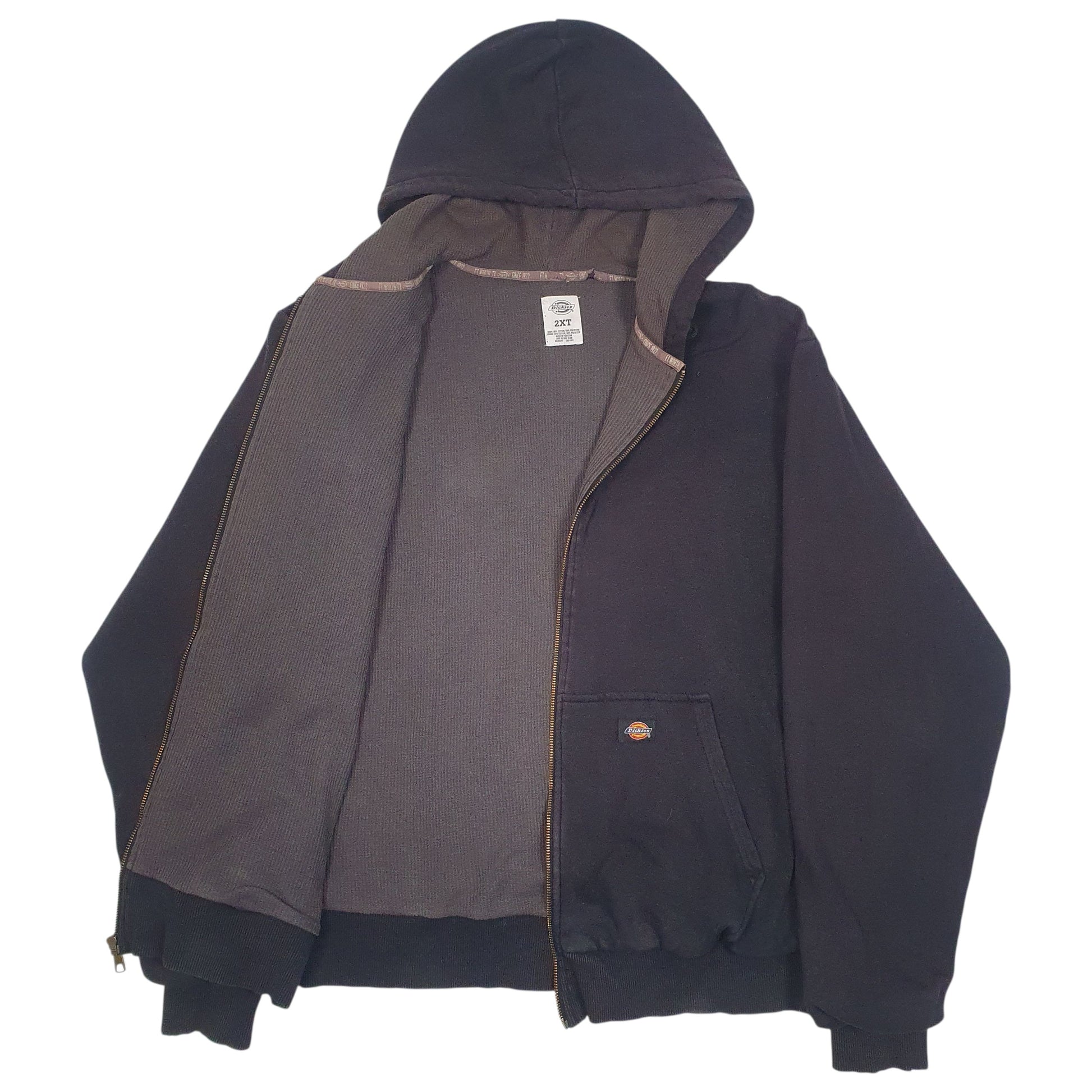 Mens Black Dickies  Full Zip Jumper