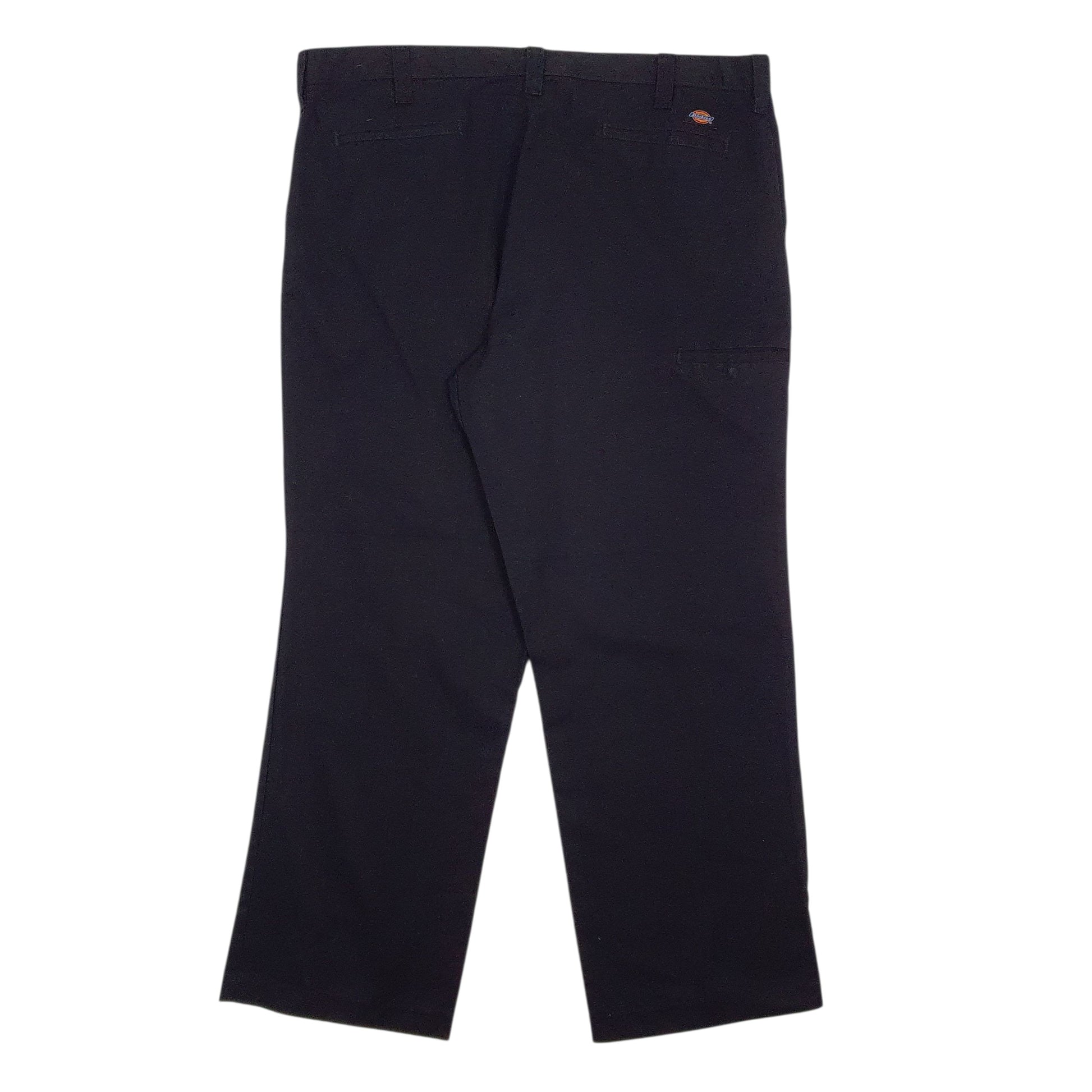 Mens Black Dickies   Trousers