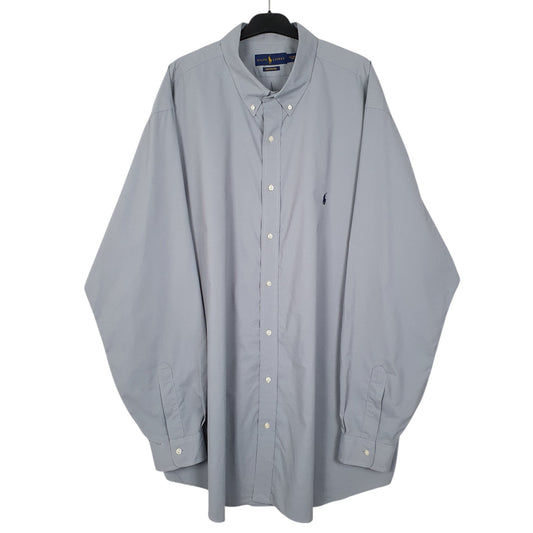 Mens Grey Ralph Lauren Performance Long Sleeve Shirt