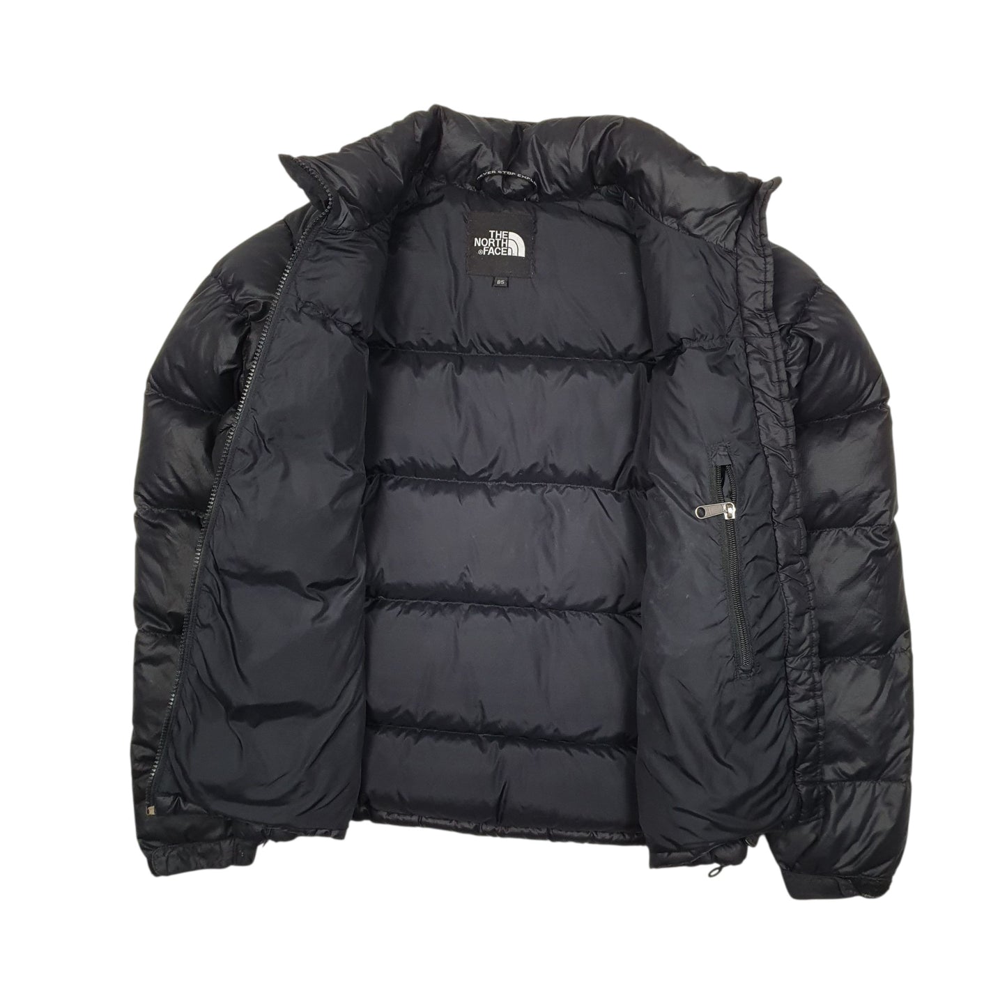 Womens Black The North Face Nuptse Retro 1996  Coat