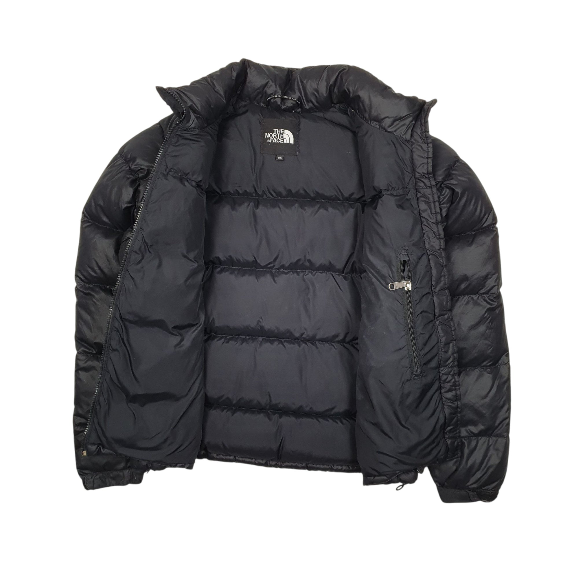 Womens Black The North Face Nuptse Retro 1996  Coat