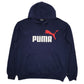 Mens Navy Puma  Hoodie Jumper