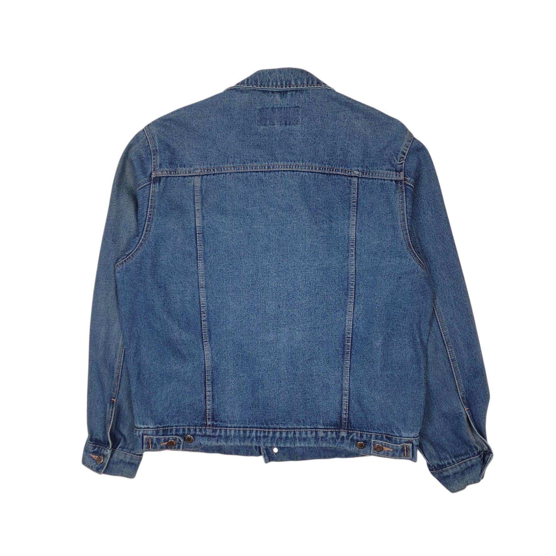 Mens Blue Wrangler Hero Vintage 2000s Type 3 Trucker  Coat