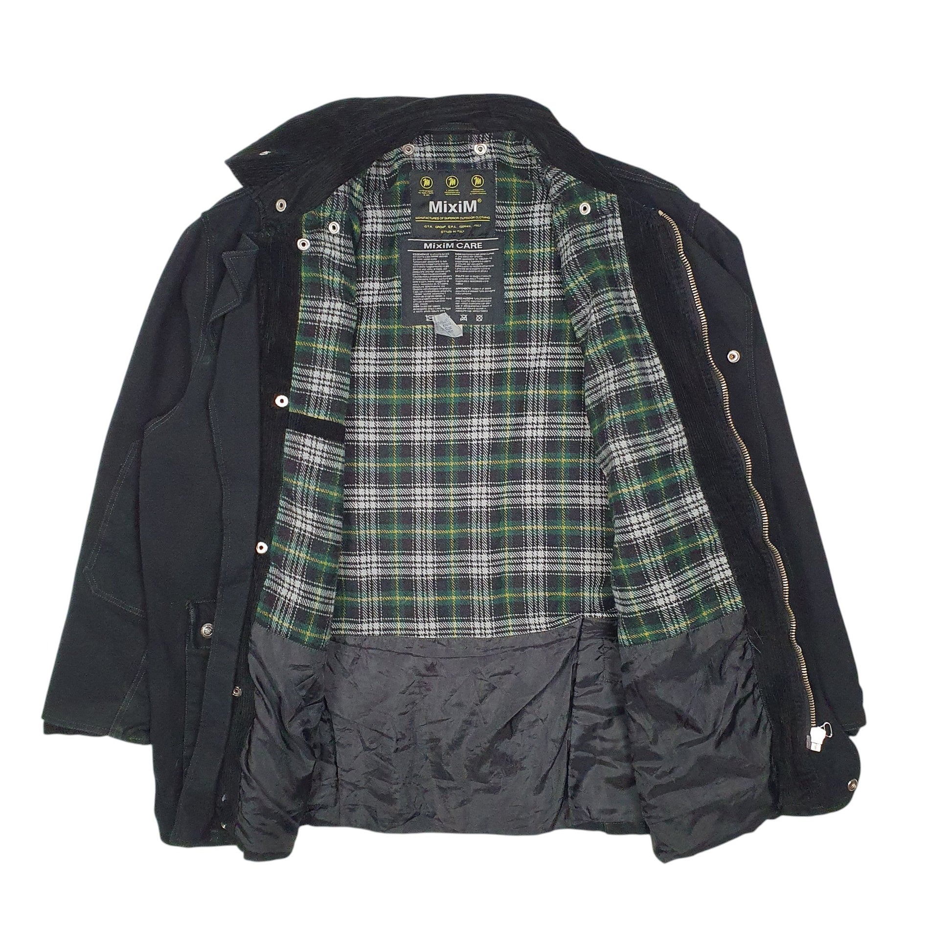 Mens Black Mixim Field Hunting Crewneck Coat