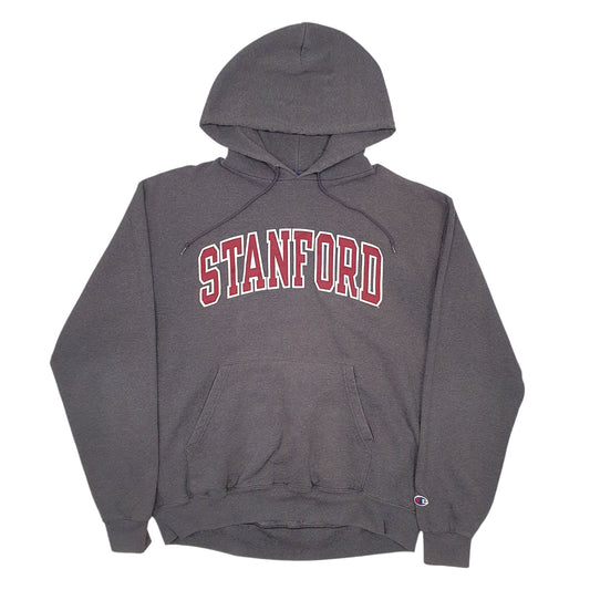 Mens Grey Champion Stanford Hoodie Jumper