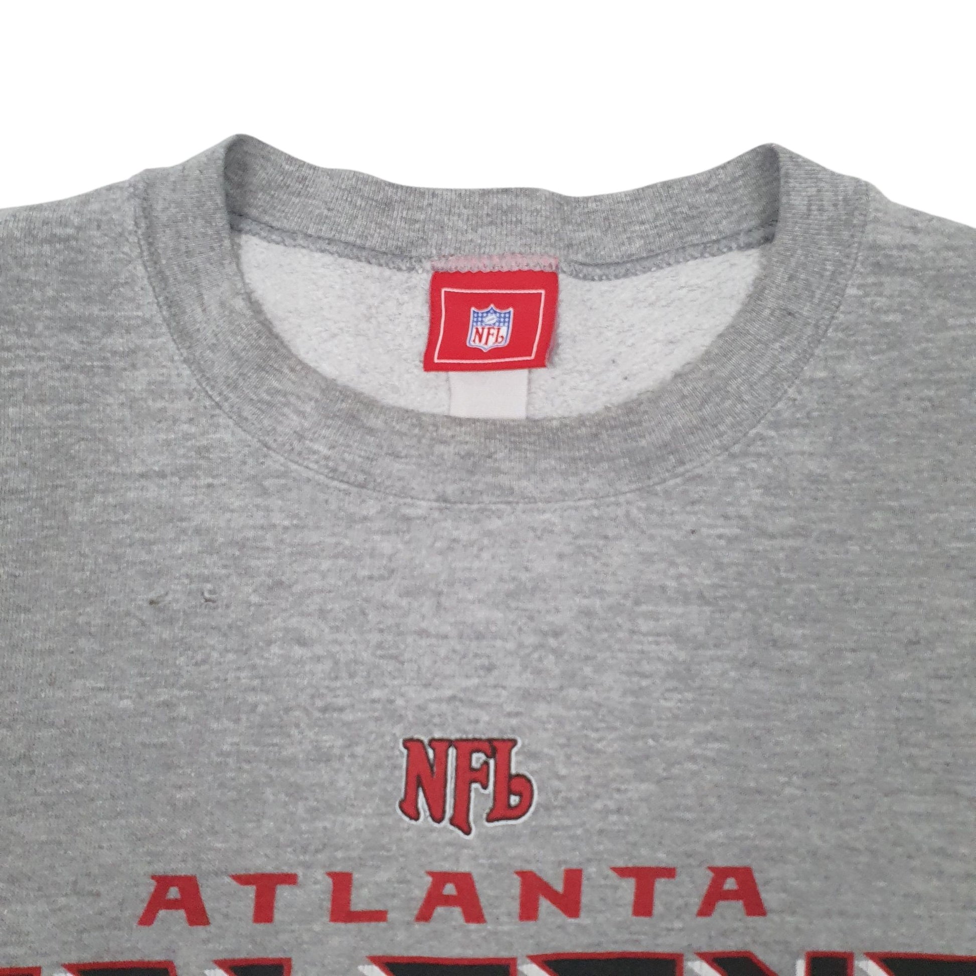 Mens Grey NFL Atlanta Falcons Crewneck Jumper