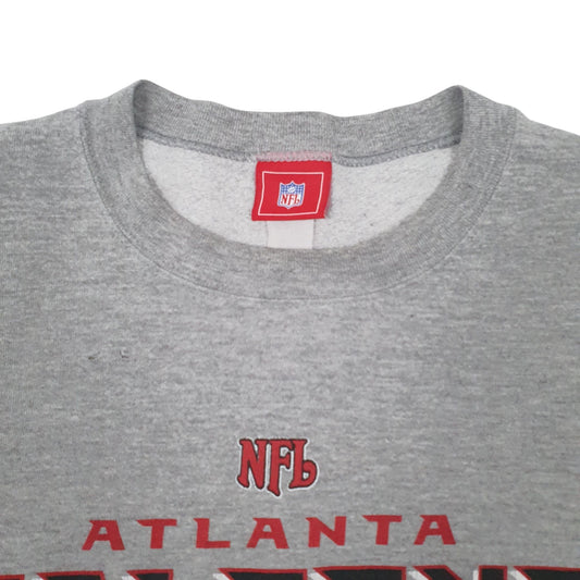 Mens Grey NFL Atlanta Falcons Crewneck Jumper