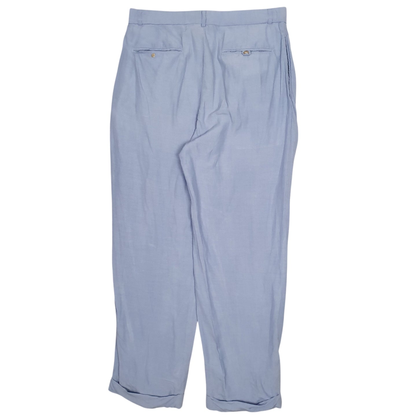 Mens Blue Polo Ralph Lauren Pleated  Trousers