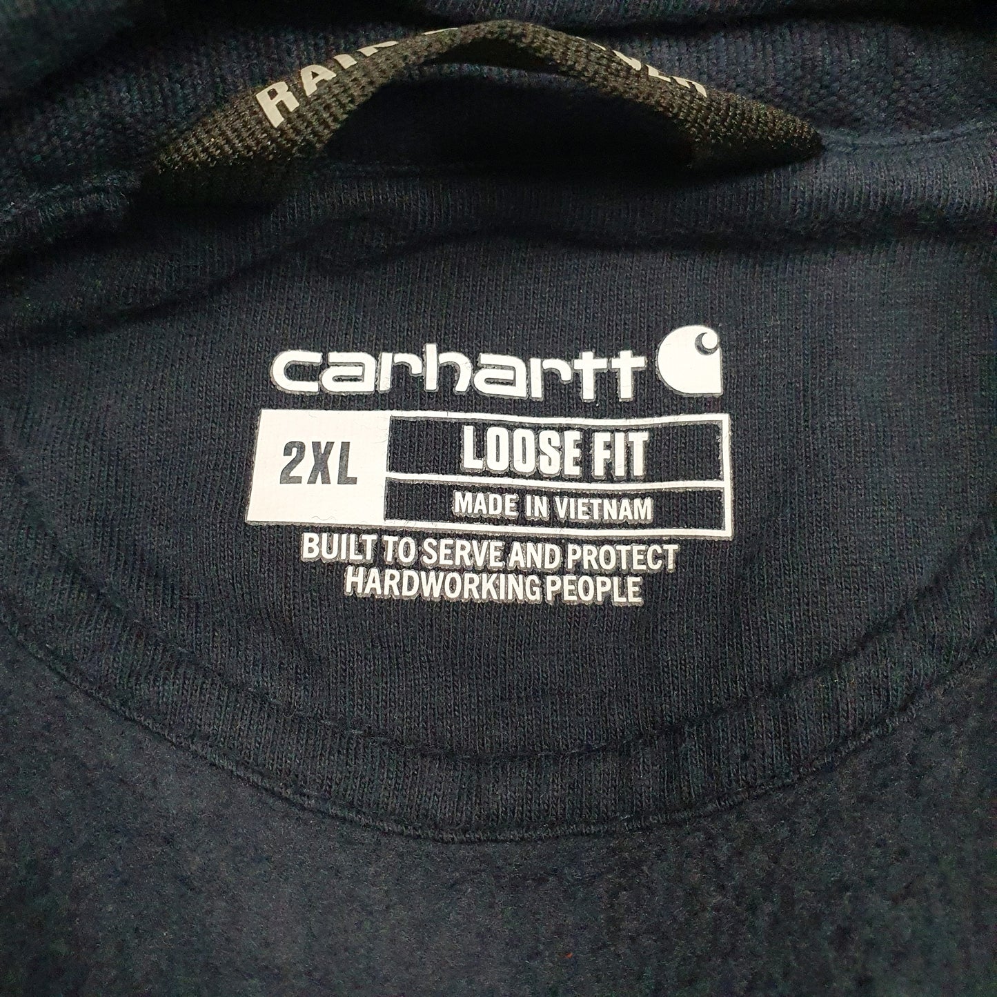 Mens Navy Carhartt  Hoodie Jumper