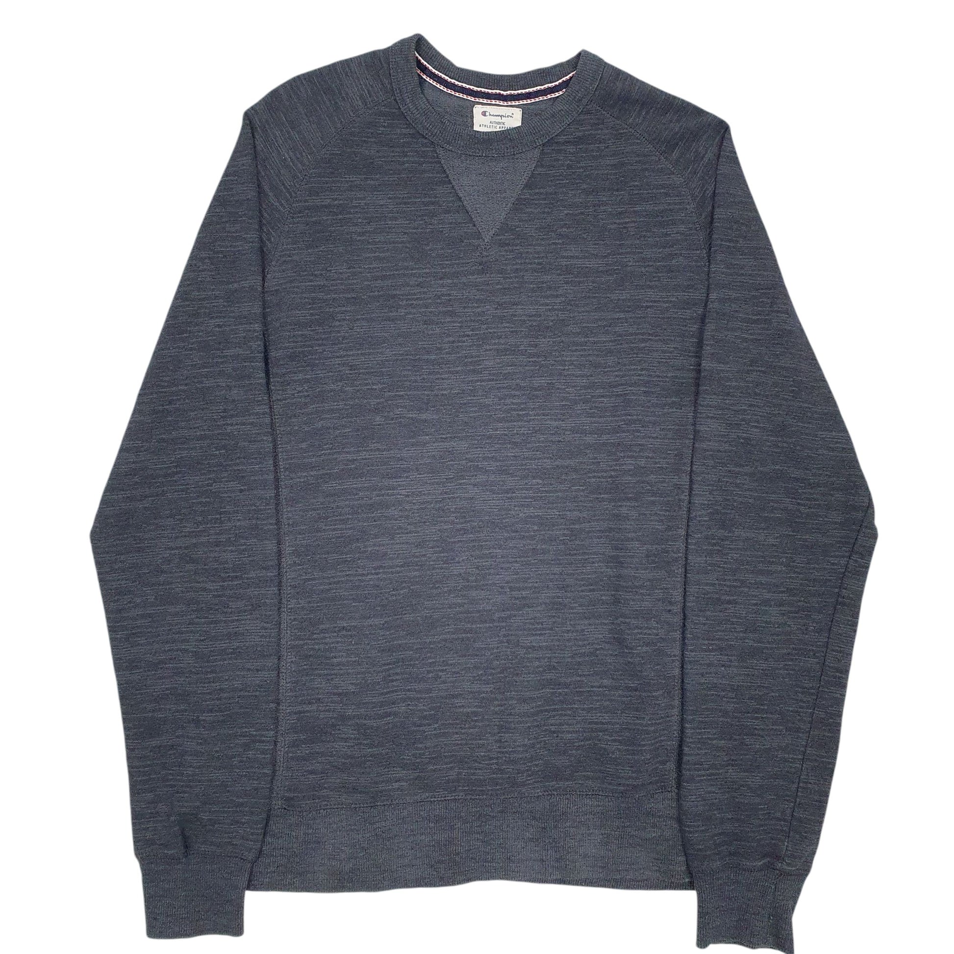 Mens Grey Champion Lightweight Crewneck Jumper