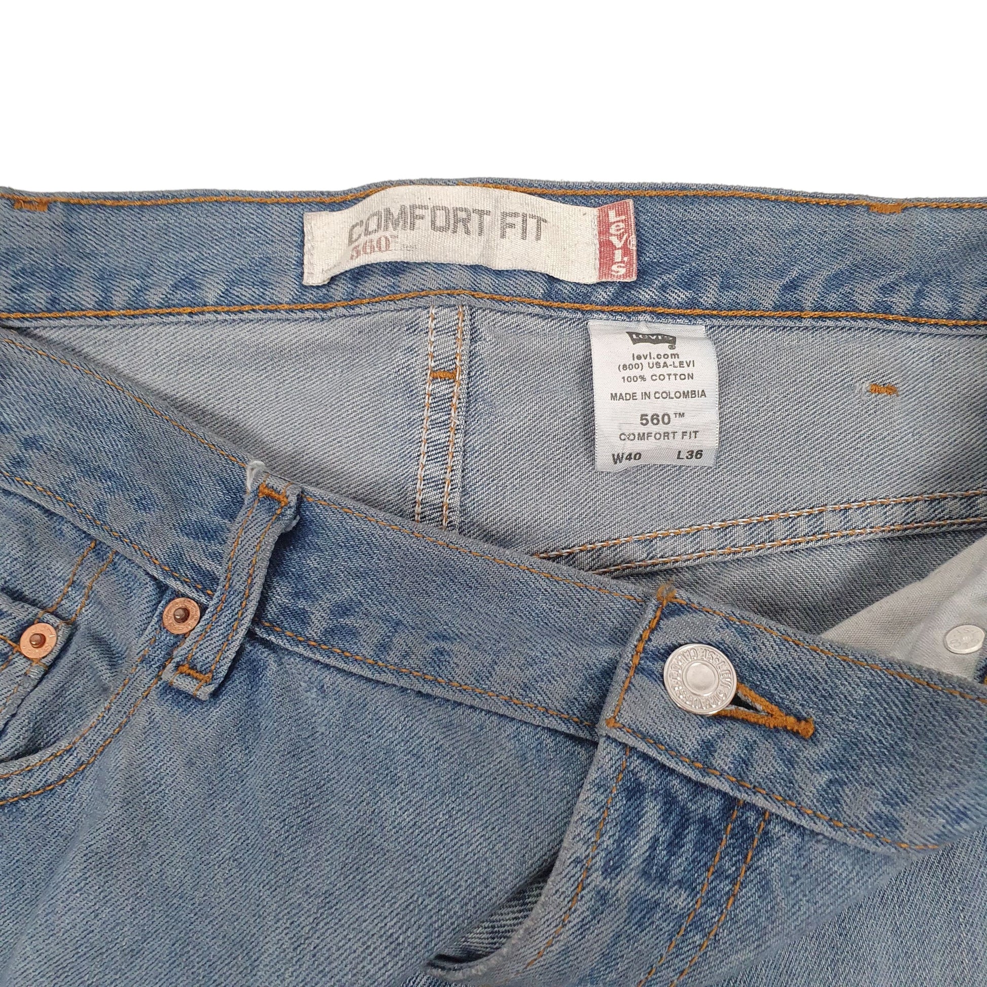 Mens Blue Levis Comfort Fit  Jeans