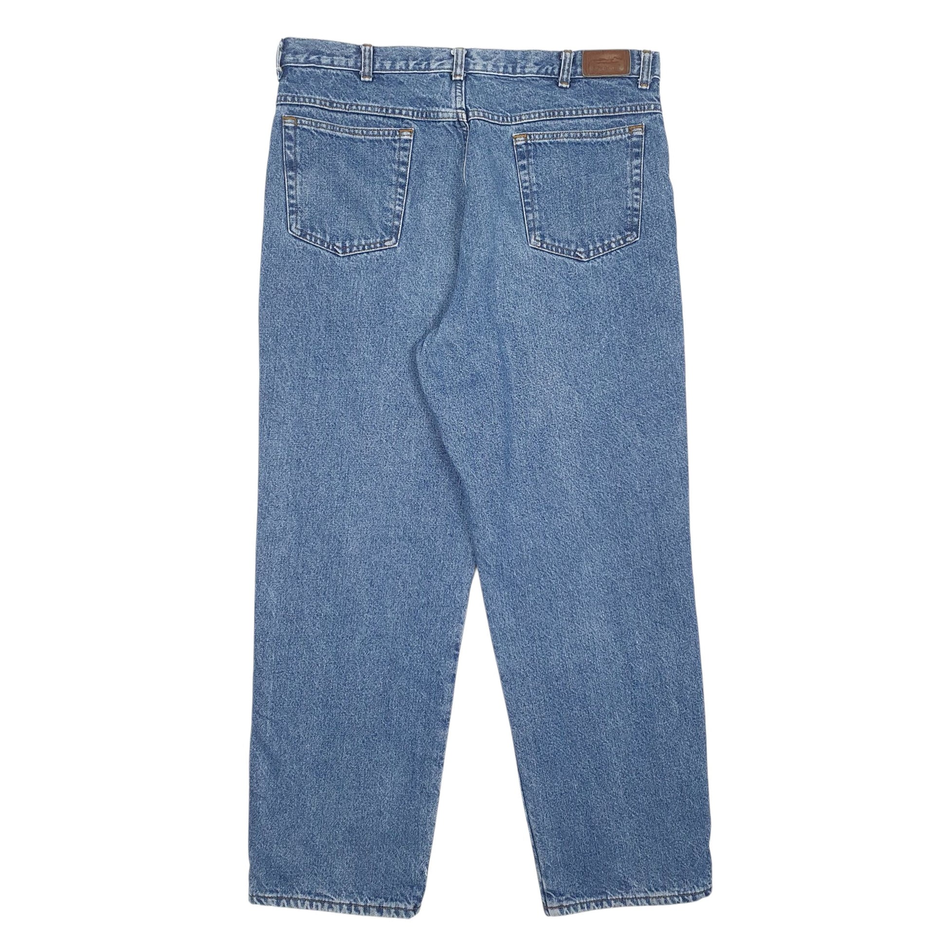 Mens Blue L.L.Bean Blanket Lined Double L 90s  Jeans