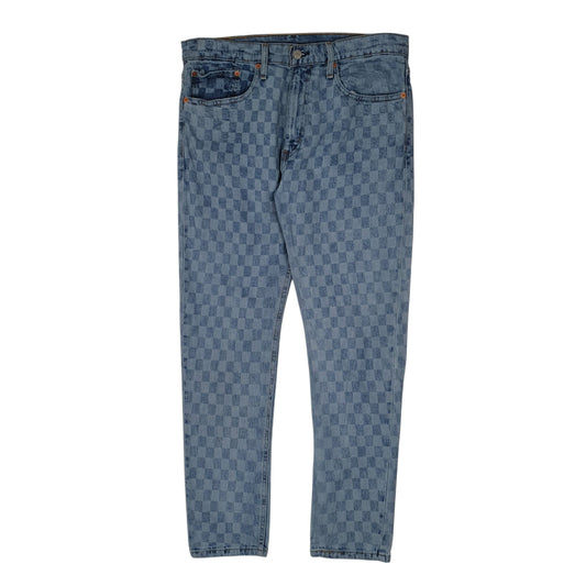 Mens Blue Levis Check 502 JeansW34 L30