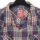 Mens Navy Wrangler Cowboy Pearl Snap  Shirt
