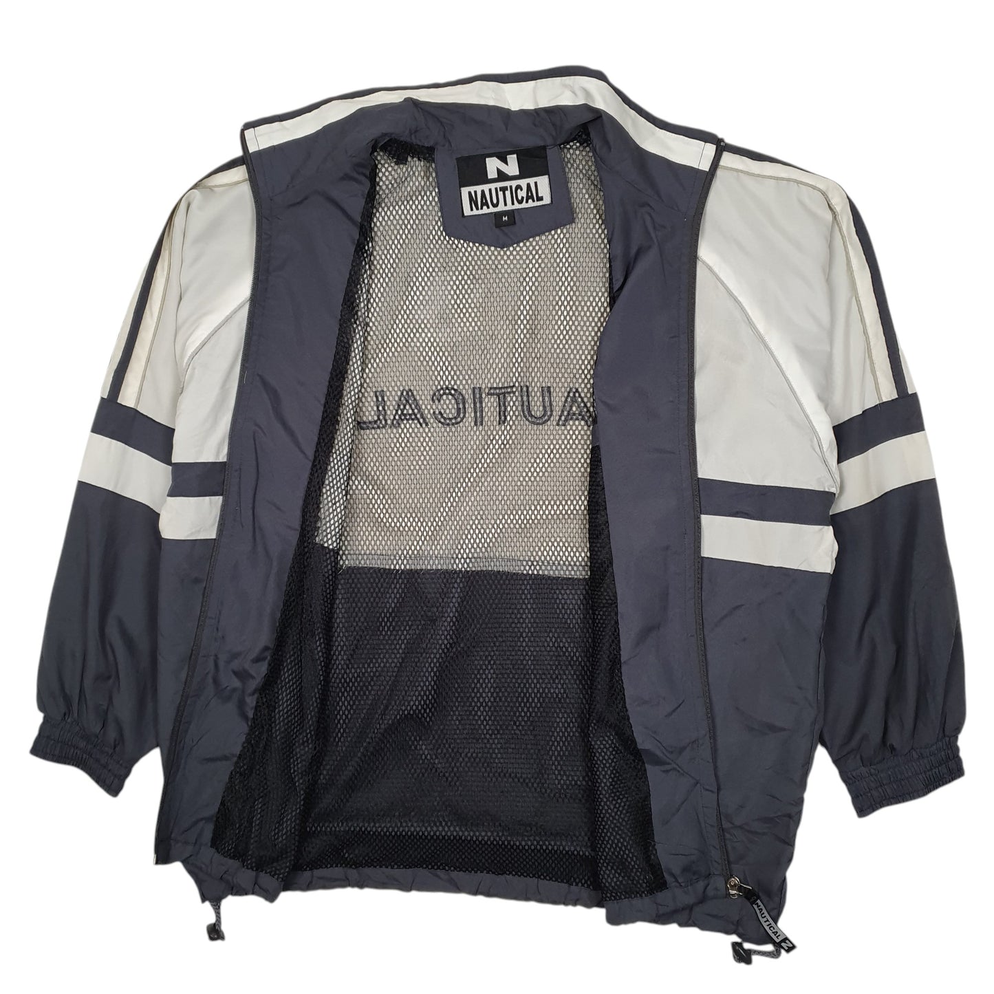 Mens Grey Nautical Lightweight  Coat