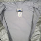 Mens Silver Adidas Vintage 90s Trench Longline Hoodie Coat