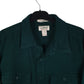 Mens Green L.L.Bean Thick Chamois  Shirt