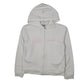 Womens White Reebok Hoodie Full Zip Jumper