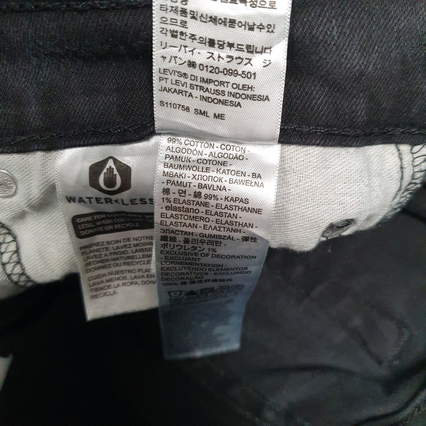 Mens Black Levis   Jeans