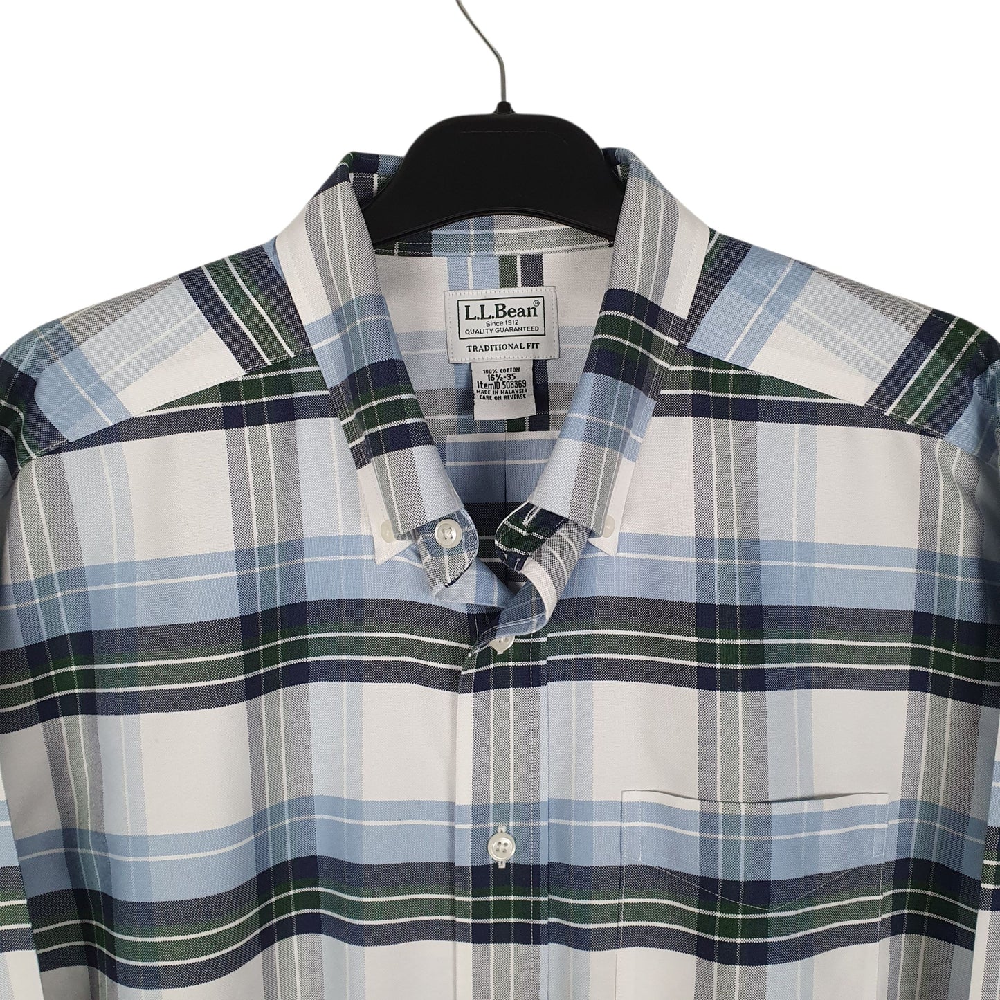 Mens Blue L.L.Bean   Shirt
