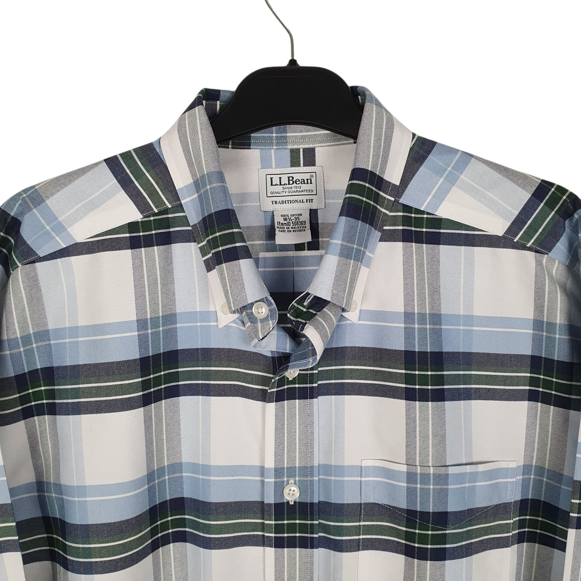 Mens Blue L.L.Bean   Shirt