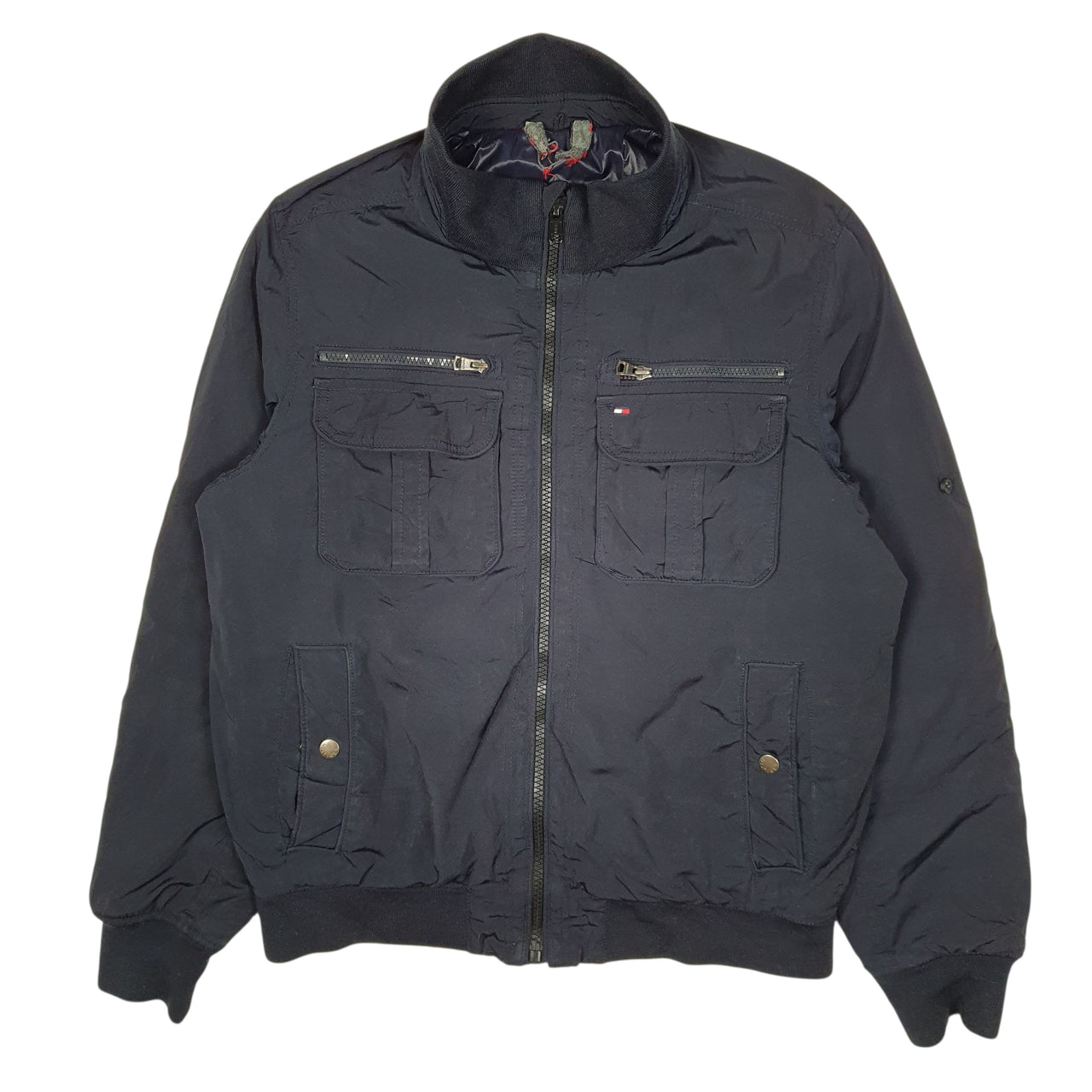 Mens Navy Tommy Hilfiger Padded  Coat