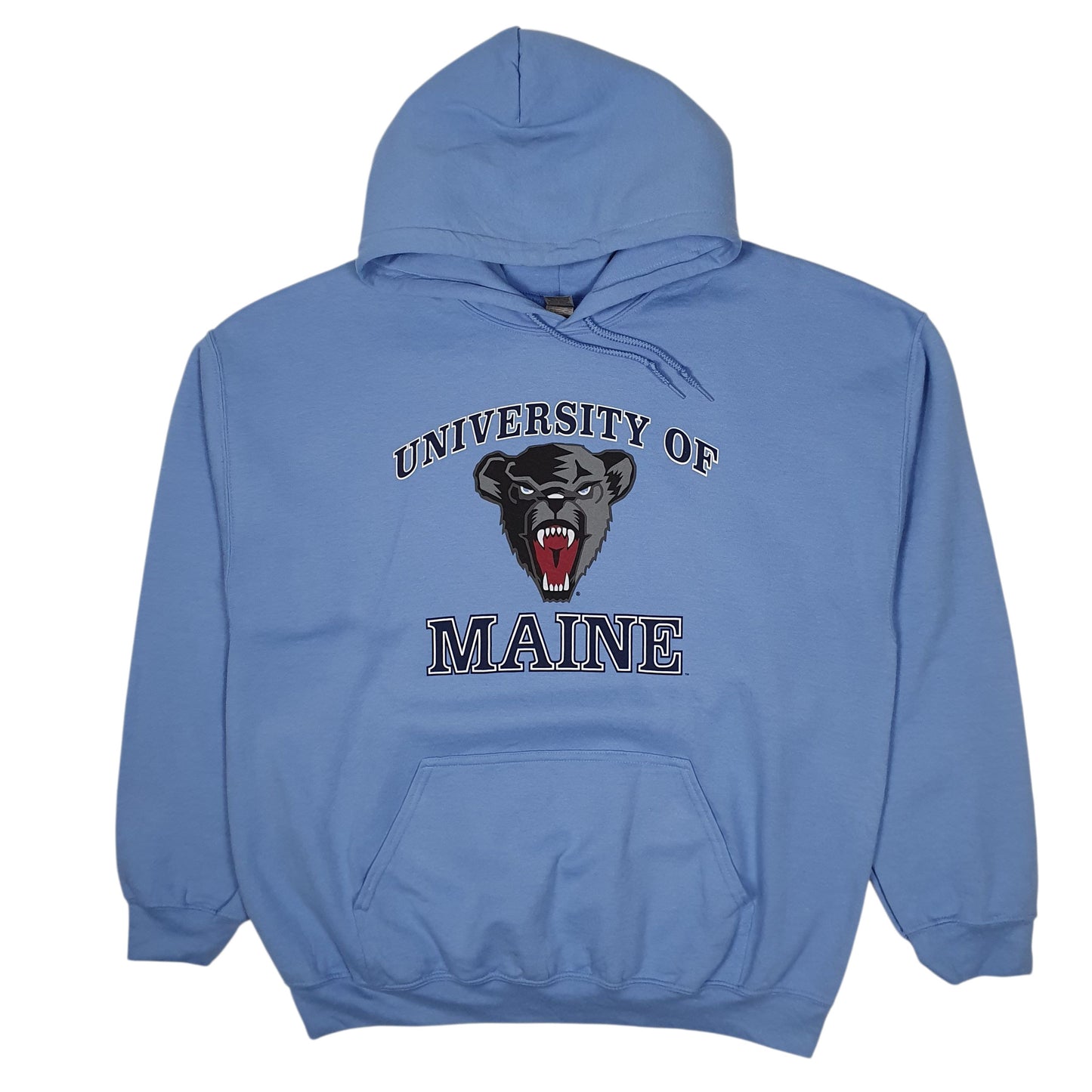 Mens Blue Gildan University of Maine Hoodie Jumper