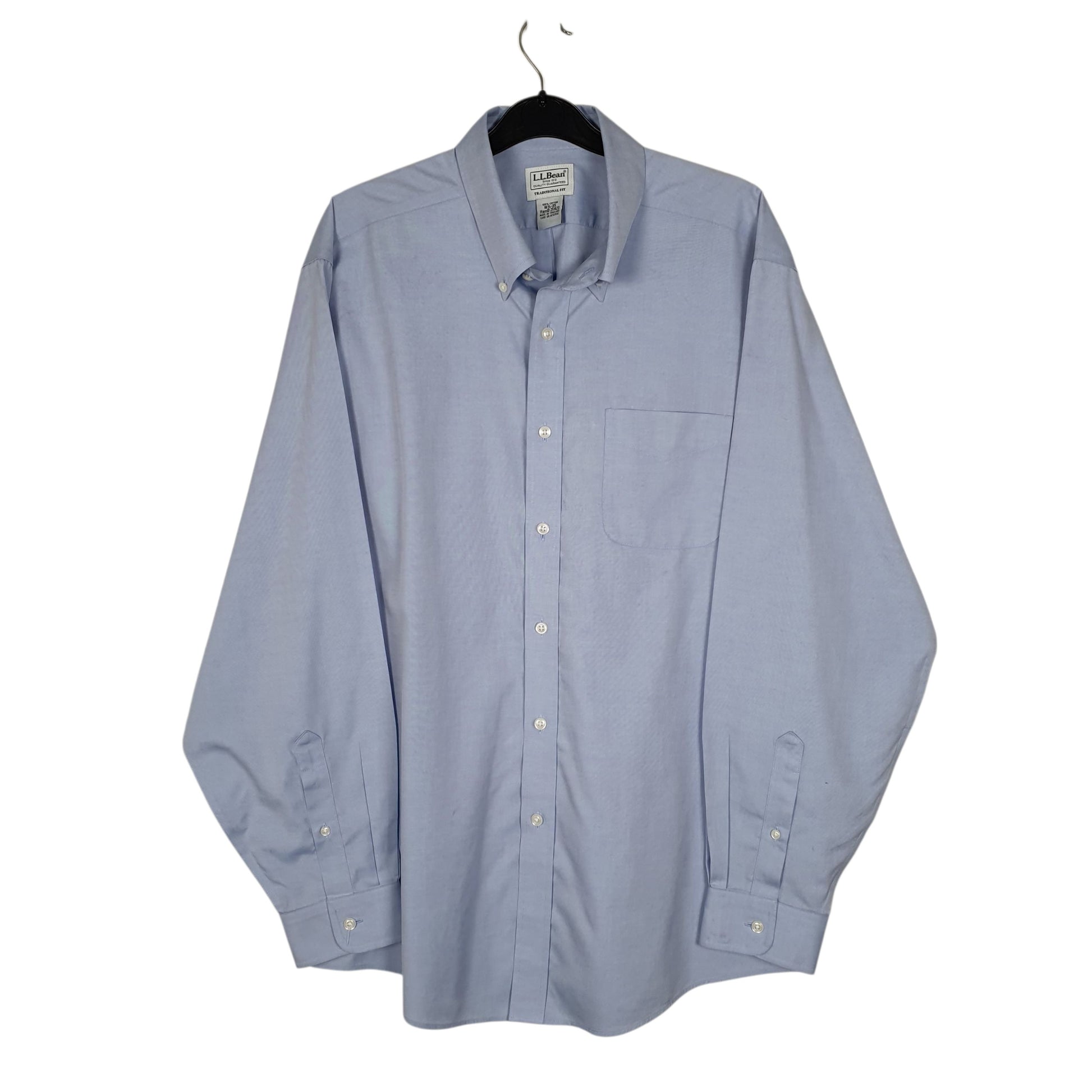 Mens Blue L.L.Bean  Long Sleeve Shirt