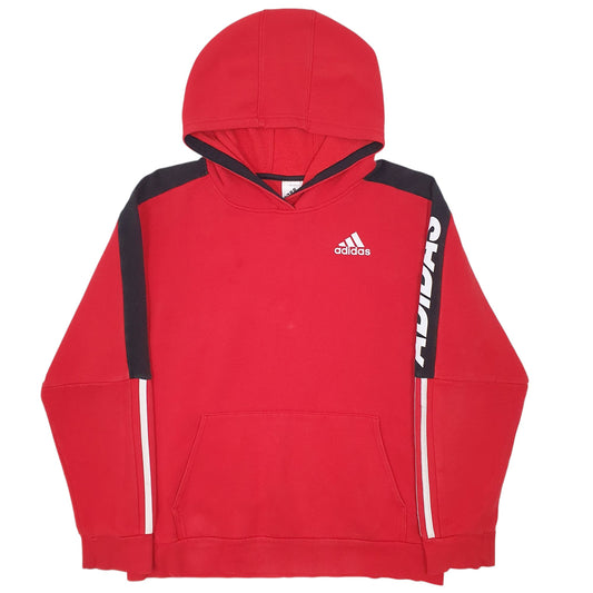 Womens Red Adidas  Hoodie Jumper