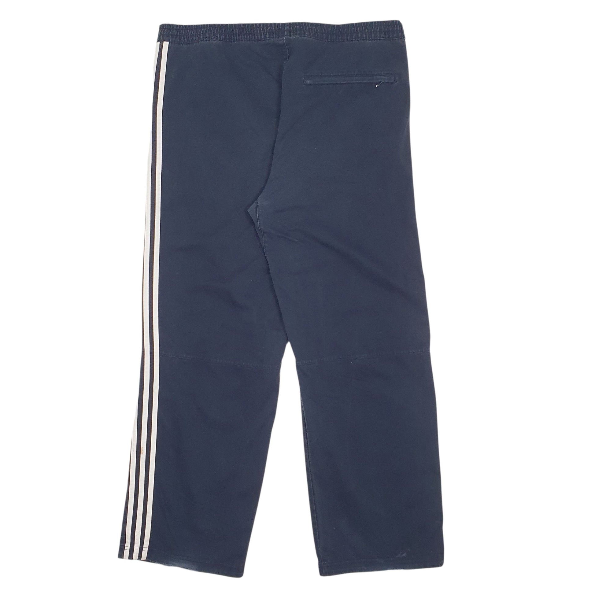 Mens Navy Adidas Vintage 90s 00s  Trousers