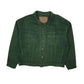 Mens Green Levis Vintage 1990s Type 3 Trucker Made In USA Full Zip Coat