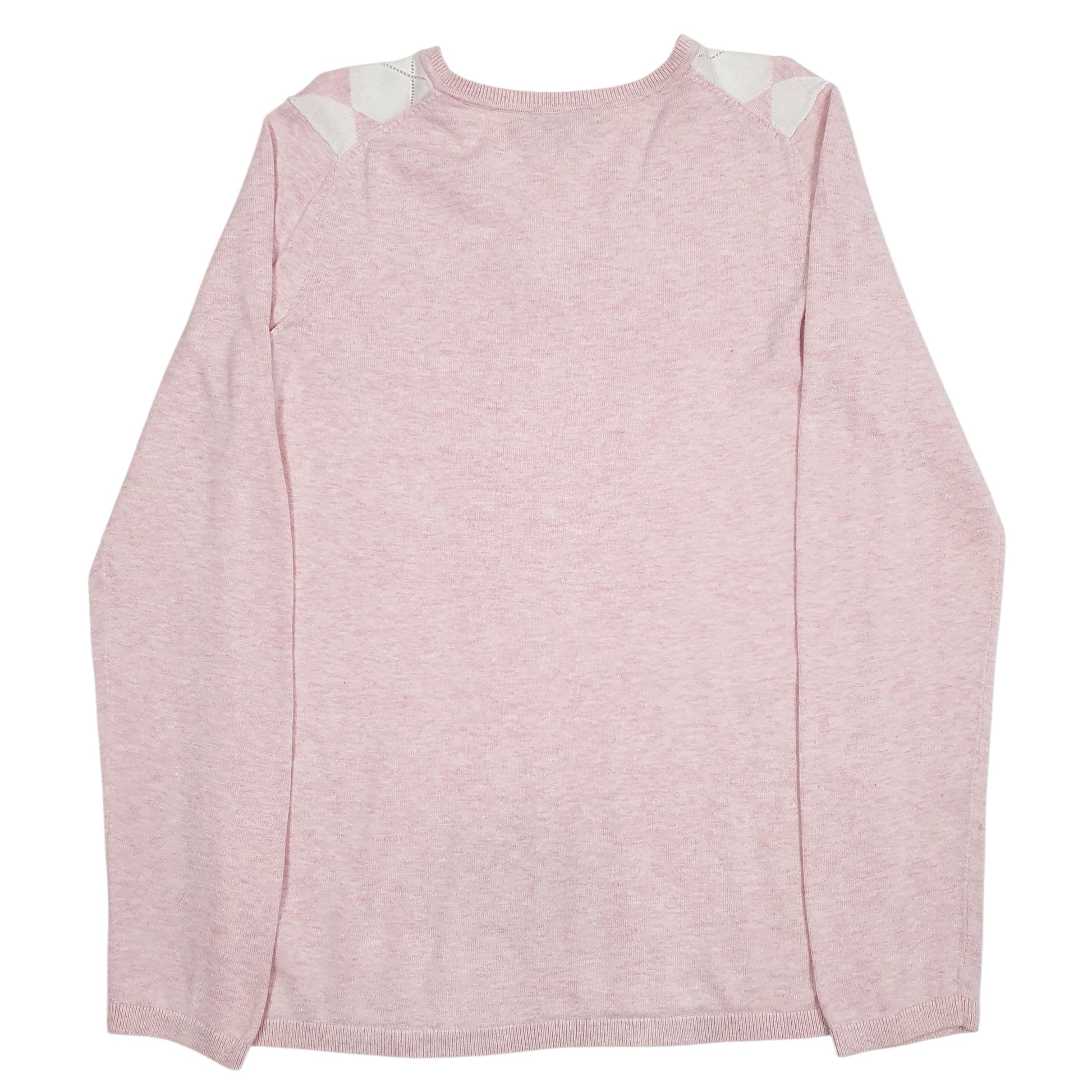Womens Pink Tommy Hilfiger  V Neck Jumper